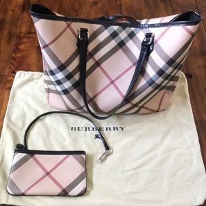 Burberry Supernova Check Nickie Tote